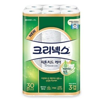  [화수분상회] 화장지 크리넥스 휴지 숲 속의 피톤치드 3겹 30롤