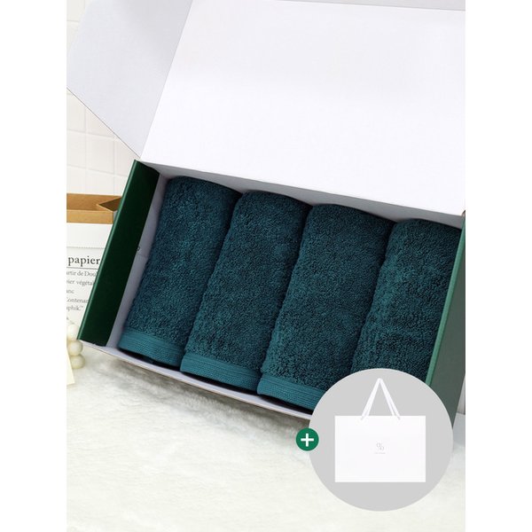 1퍼센테이지 그린빈 200g 40수 코마사 타올 4P 선물세트