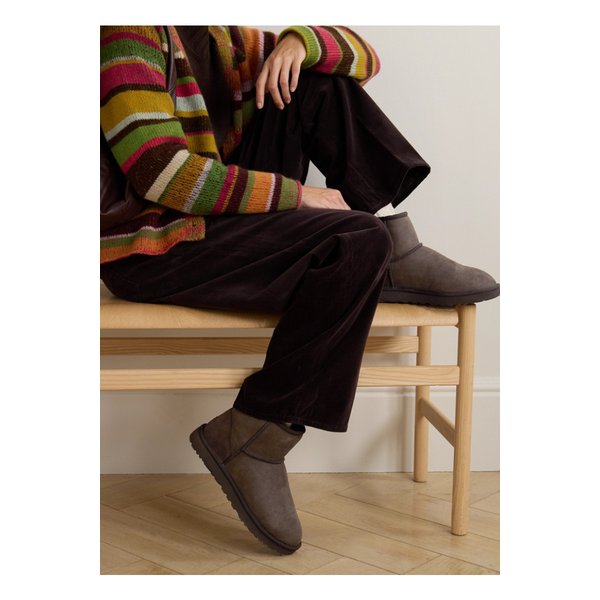 어그 클래식 미니 Ii 시어링 부츠 브라운 46376663162969273