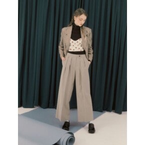 double pin tuck wide pants SWSLLK0500