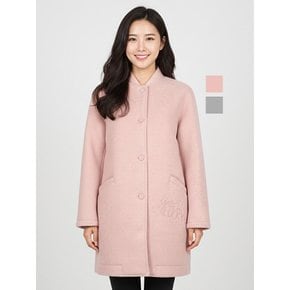 여성 자수 밍크보아 본딩점퍼 (NUY625)