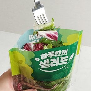 [당일제조] 3회세척 7가지야채 하루한끼 샐러드 믹스 5팩 / 로메인 양상추 루꼴라