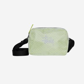 립스탑 오버레이 사이드 파우치 라임 Stussy Ripstop Overlay Side Pouch Lime