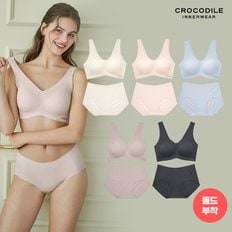 라이크라 쉘론 몰드부착 런닝형 감탄브라+팬티 10종세트 CDIJ021_00(V)