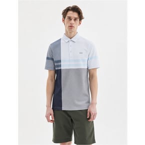 [25SS] [스테디셀러] 멜란지 체크 블럭 폴로티셔츠 (CHARCOAL GREY) WGTS5B451CG