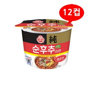 (오뚜기) 순후추 라면 매운맛 105gx12컵