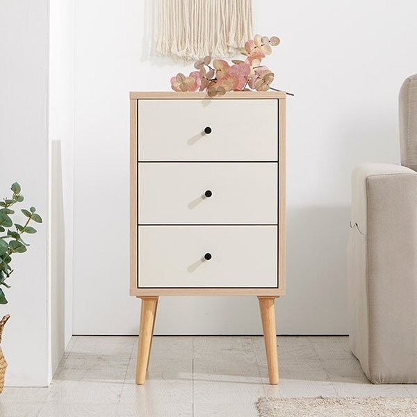 다리높은 서랍장 협탁 거실장 P0000KVK (착불)