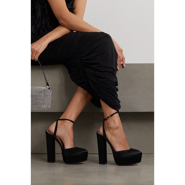 소 하이 플라토 140 새틴 플랫폼 펌프스 38063312418081177