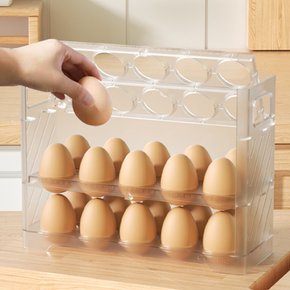달걀 30구 냉장고 정리 계란 보관함 주방 수납 에그 트레이