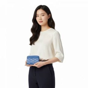출고 선물포장 고야드지갑 지피 카드코인 마티뇽 MATIGNON MINI 블루 1631226