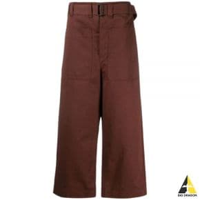 르메르 CROPPED BELTED POCKET PANTS (PA1036 LF1032 401) (크롭 벨트 포켓 팬츠)