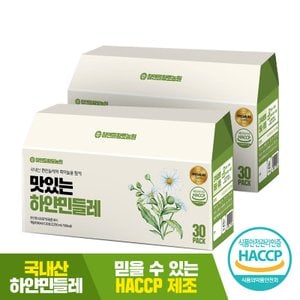 참앤들황토농원 맛있는 하얀민들레 진액 90ml x 30포 2박스