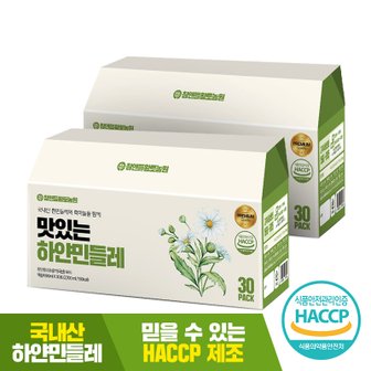 참앤들황토농원 맛있는 하얀민들레 진액 90ml x 30포 2박스