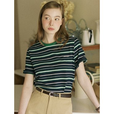 아워호프 Noah Stripe T-shirt - Navy