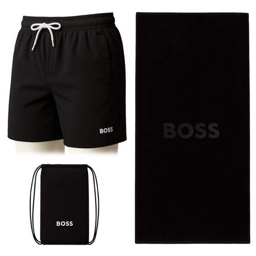 BOSS 휴고보스 남성 수영복 보드숏 팬츠 비치타월 세트