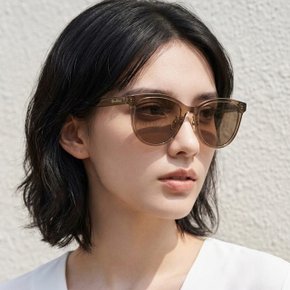 선글라스 MM0107K 45E 클리어 브라운 라운드 뿔테 아시안핏 명품 패션