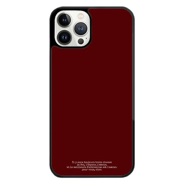 Burgundy Wine Epoxy Phone Case 아이폰 갤럭시 에폭시 케이스