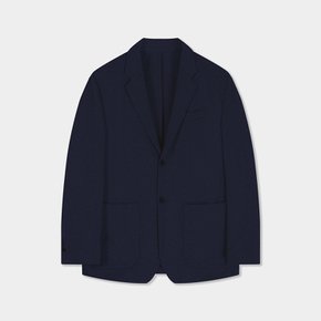 데일리 저지 셋업 블레이저 자켓 - 다크 네이비