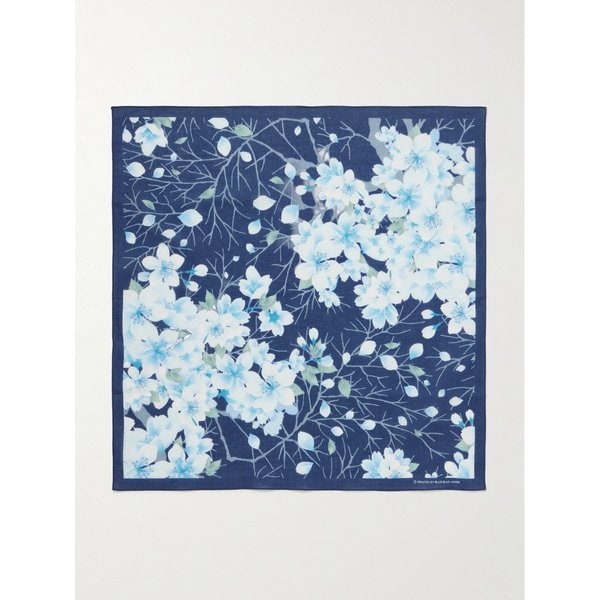 블루블루재팬 사쿠라 카자 프린트 코튼 보일 반다나 46376663162963347