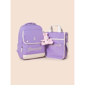 *시즌오프30%*[BEANPOLE KIDS] 바서티 책가방 SET  라이트 퍼플 (PS00129092V)