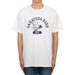 남성 반팔티셔츠 T SARATOSA WHITE M