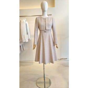 JJ지고트 [여주점] [JJ 지고트] 여성 펄 장식 재킷 플레어 원피스 GS2A0OP801