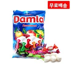 담라 어쏘트먼트 소프트캔디 1kg X 2 대용량 개별포장 사탕 간식 과자