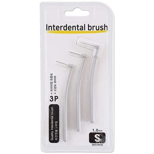 우일 치간칫솔 1.0mm (L타입 3P S) 8663 치석브러쉬