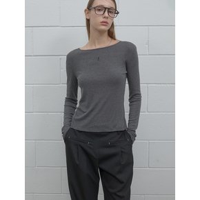 DOUBLE WAIST WIDE PANTS BK