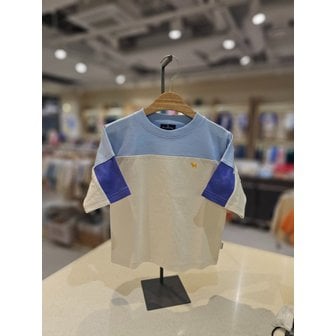 블루독 [파주점] (SK) 칼라블럭 7부 티셔츠  2513533102