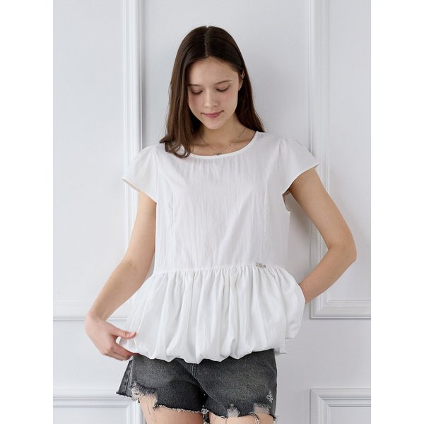 MORI PUFF BALLOON BLOUSE_IVORY