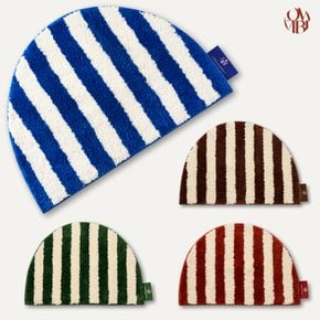 [무케] 로우바이브_스트라이프 발매트 5colors 집들이선물 핸드메이드 미끄럼방지