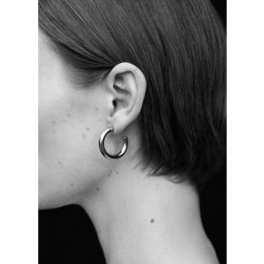 소피부하이 26PS Small Everyday Hoops, Silver