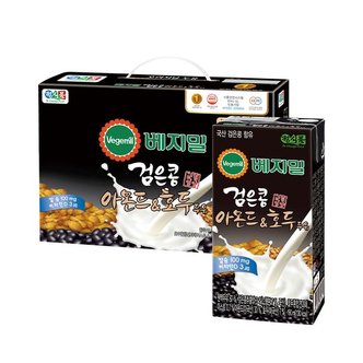 베지밀 검은콩과 아몬드호두 두유 190mlx24팩