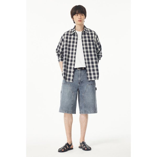 [MEN] 더블니 하프 데님팬츠 91M5262331055
