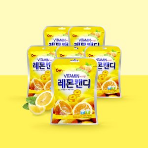 너만아는과자점 CW 청우 비타민 레몬 캔디 100g x 6개 /사탕 과일맛