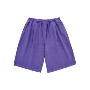 STAR LOGO PIGMENT BERMUDA SHORT PANTS PURPLE 스타로고 숏팬츠 퍼플