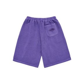 STAR LOGO PIGMENT BERMUDA SHORT PANTS PURPLE 스타로고 숏팬츠 퍼플