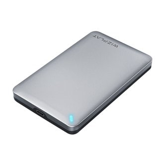 위즈플랫 FHD-254UC SSD HDD 포터블 외장하드 케이스 USB3.2 Gen2 간편장착 방열 알루미늄