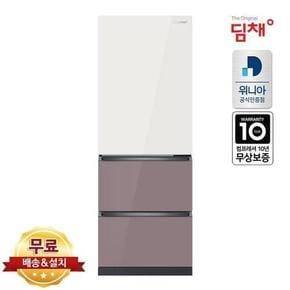 위니아 딤채 김치냉장고 스탠드 330L 3도어 SDT33EFPIEO 공식인증점 폐가전수거 전국무료설치