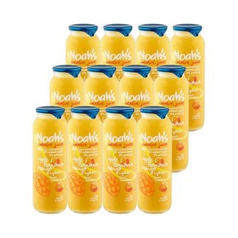  노아 애플 바나나 리치 망고 스무디 착즙주스 260ml x 12병 (1box)