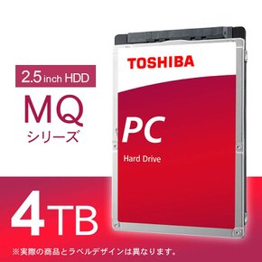 2.5inch 4TB HDD 6Gbits 128MiB 15mm 5400rpm SMR MQ04ABB400 도시바 내장 하드 디스크 두께