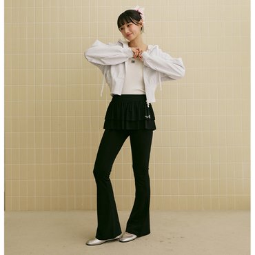 에고이스트 [BLUE LABEL] 스판 러플 스커트 레깅스 (ER2OPT04)