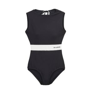 [제주점] [제주점] 여성 블랙 콘트라스트 원피스 수영복 WE21BK220BPB