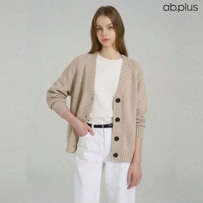 [ab.plus/신상] 베이직 브이넥 포버튼 니트 가디건 (LSA1MY47A)
