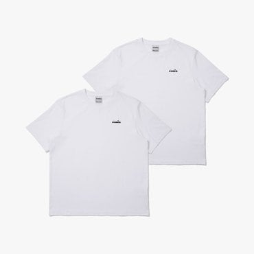 디아도라 [공식스토어] 2PACK 반팔 티셔츠 WHITE