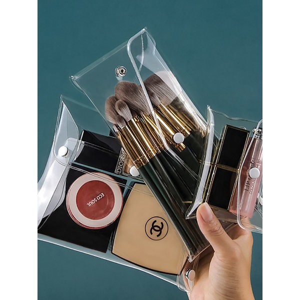 투명 PVC 다용도 메이크업 파우치