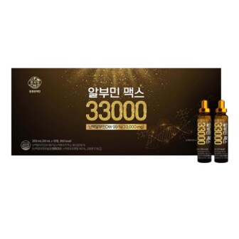 천지인 알부민 맥스 33000 (10병) / 난백알부민DW 99%, 33000mg 함유