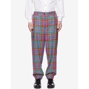 [UNISEX] 23SS BACK DOOR COMBAT TROUSERS TARTAN 3F010005-W00H6-SI223-W00H6-G201SI