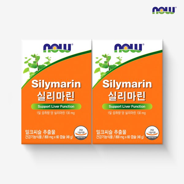 [나우푸드] 실리마린 (800mg x 60캡슐) x 2박스